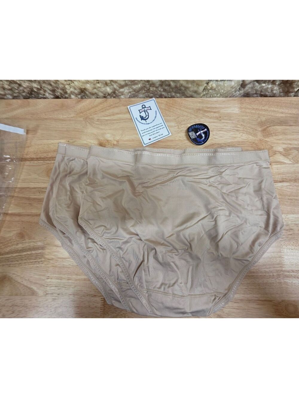 VANITY FAIR WOMEN’S COMFORT WHERE IT COUNTS BRIEF PANTIES 3‑PACK SIZE 8